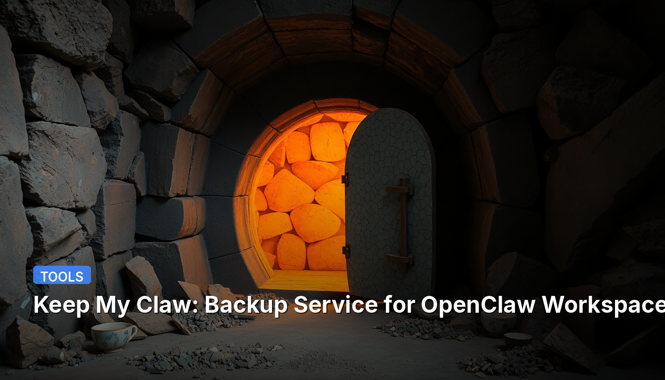 내 발톱 지키기: OpenClaw 작업 공간 백업 서비스