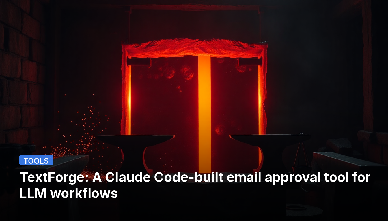 TextForge: Инструмент для утверждения электронных писем, созданный на основе Claude Code, для рабочих процессов с использованием больших языковых моделей (LLM).
