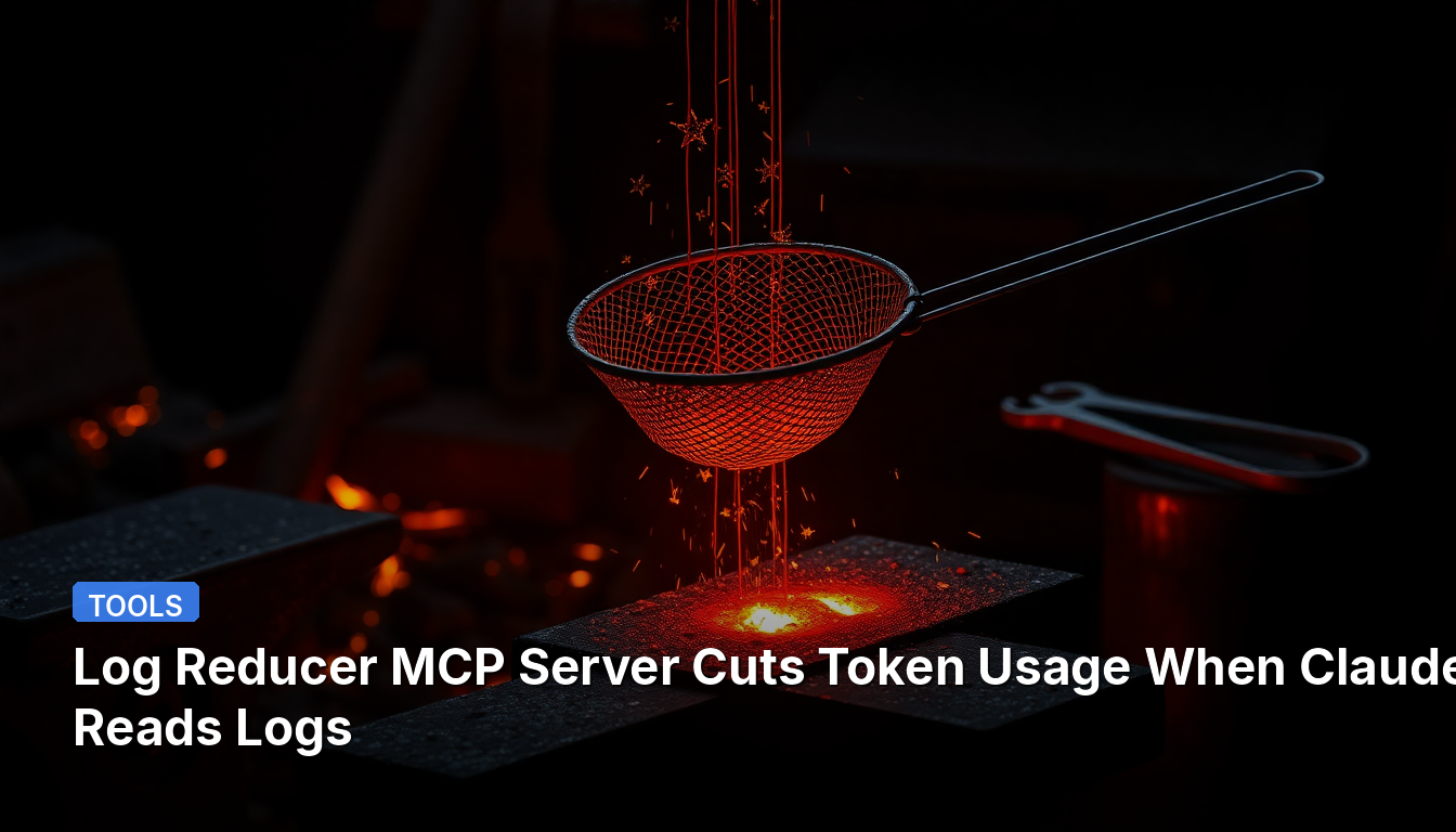 ログリデューサーMCPサーバーがClaudeコードのログ読み取り時のトークン使用量を削減