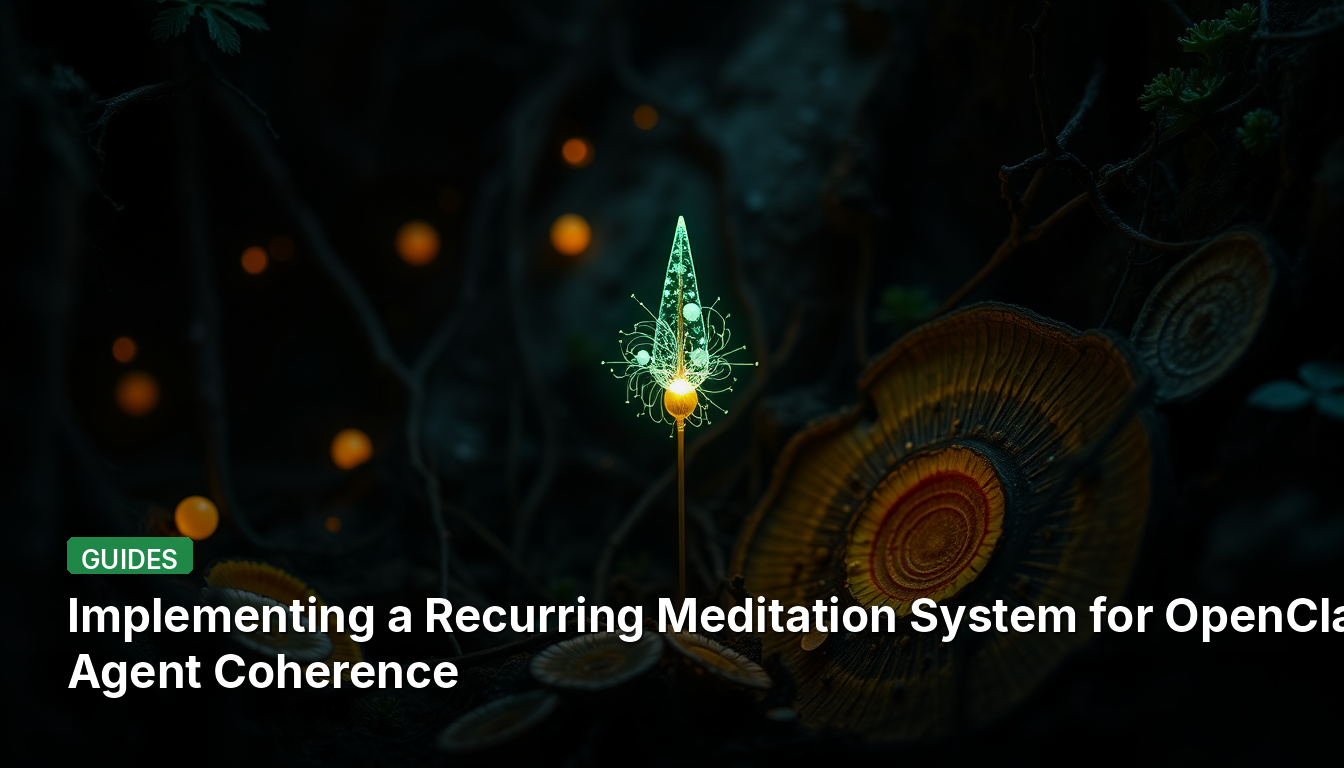 Mise en œuvre d'un Système de Méditation Récurrente pour la Cohérence de l'Agent OpenClaw