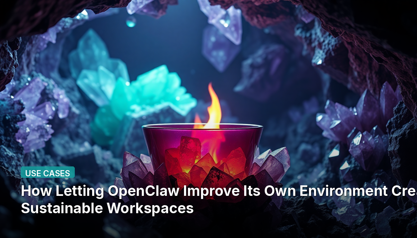 Comment laisser OpenClaw améliorer son propre environnement crée des espaces de travail durables