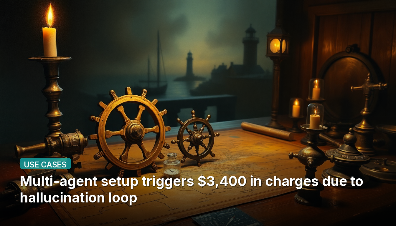 Multi-agent setup triggers $3,400 in charges due to hallucination loop