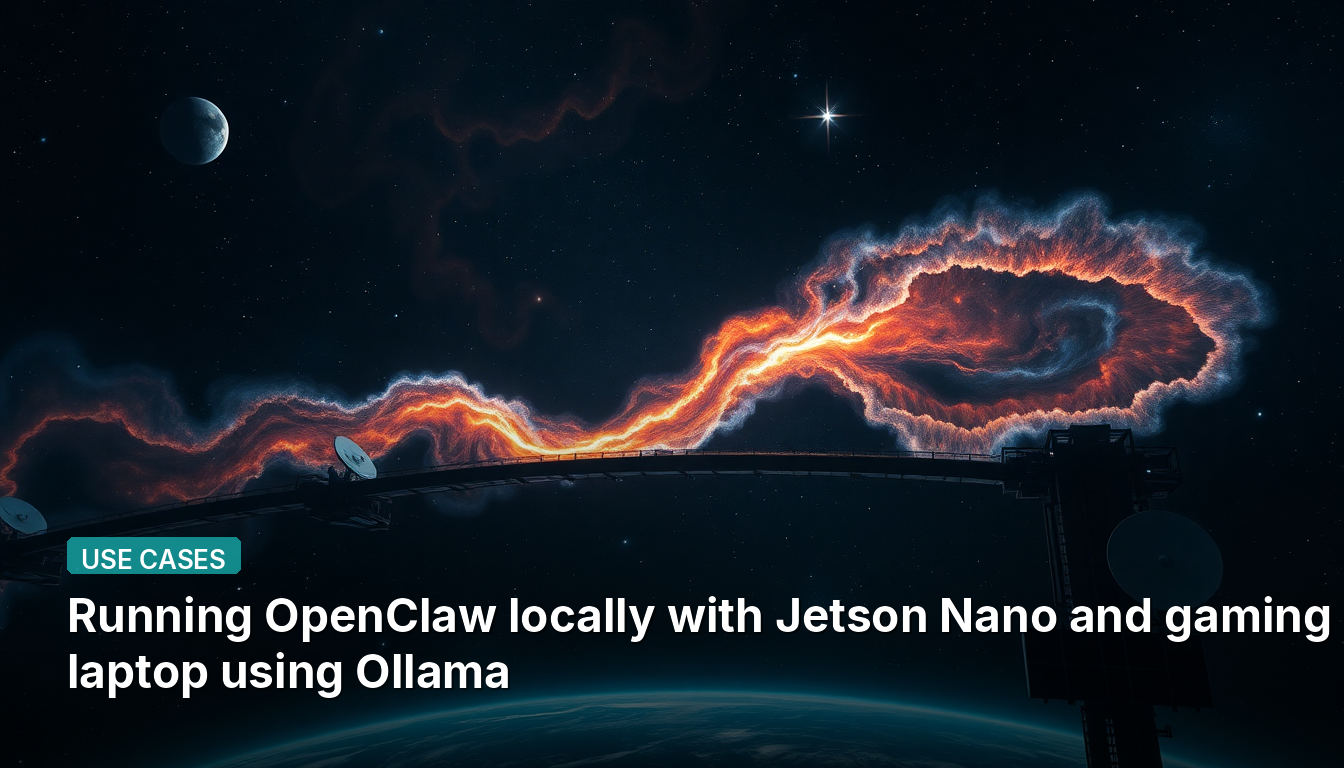 Запуск OpenClaw локально на Jetson Nano и игровом ноутбуке с использованием Ollama