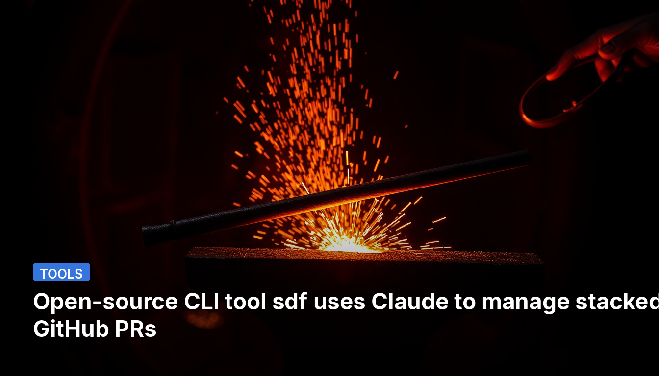 Outil CLI open-source sdf utilise Claude pour gérer les PR GitHub empilées