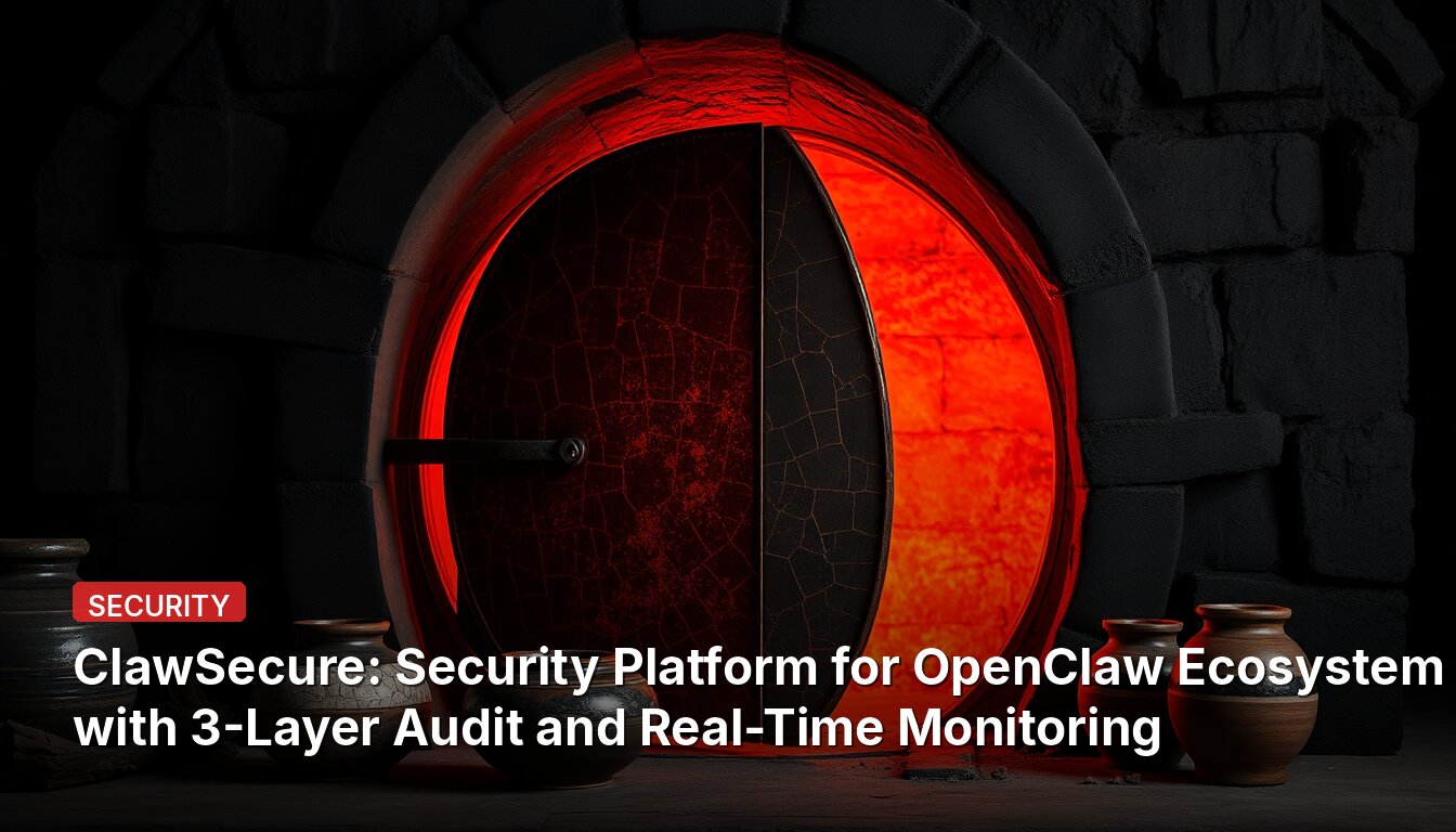 ClawSecure : Plateforme de Sécurité pour l'Écosystème OpenClaw avec Audit à 3 Niveaux et Surveillance en Temps Réel