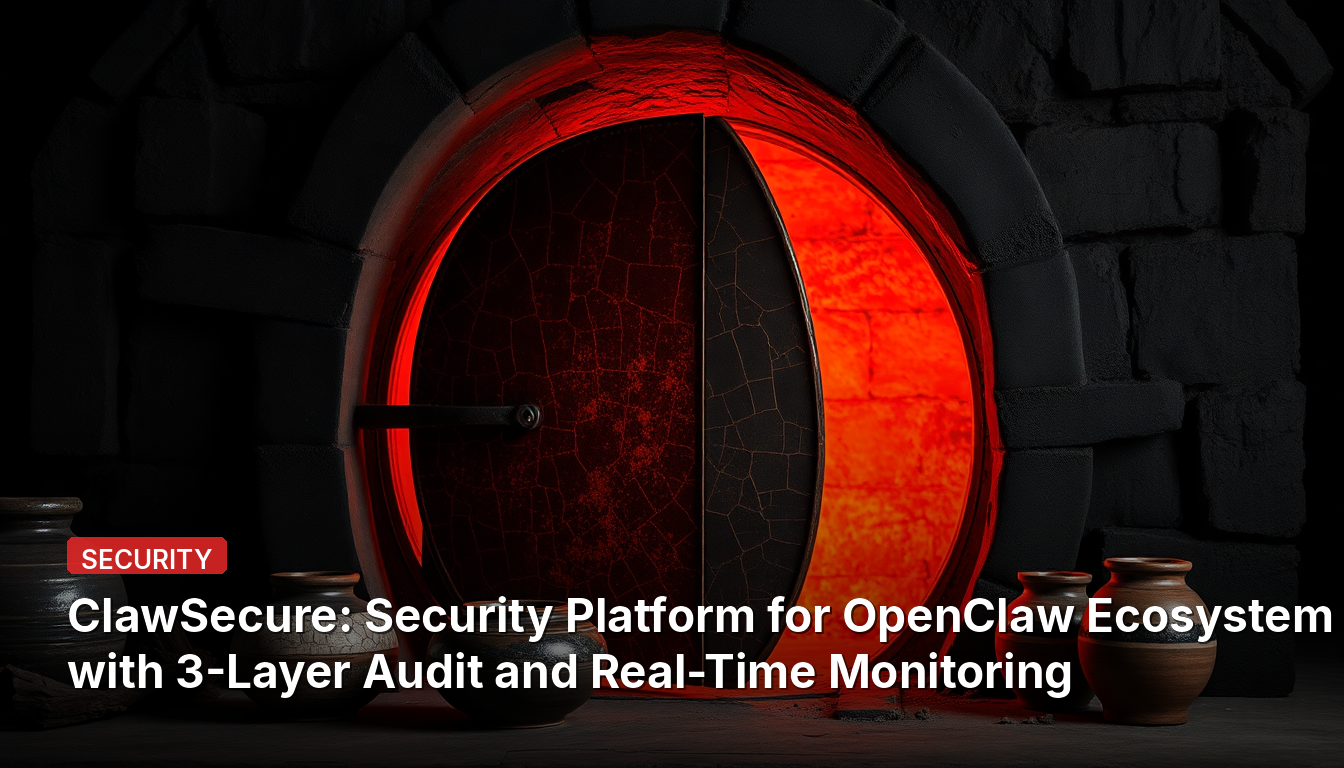 ClawSecure : Plateforme de Sécurité pour l'Écosystème OpenClaw avec Audit à 3 Niveaux et Surveillance en Temps Réel