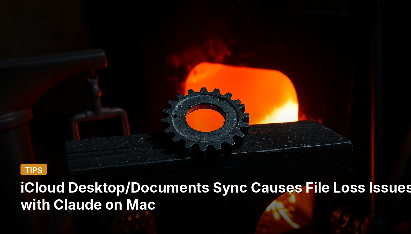 iCloud Desktop/Documents Sync Causa Problemas de Pérdida de Archivos con Claude en Mac