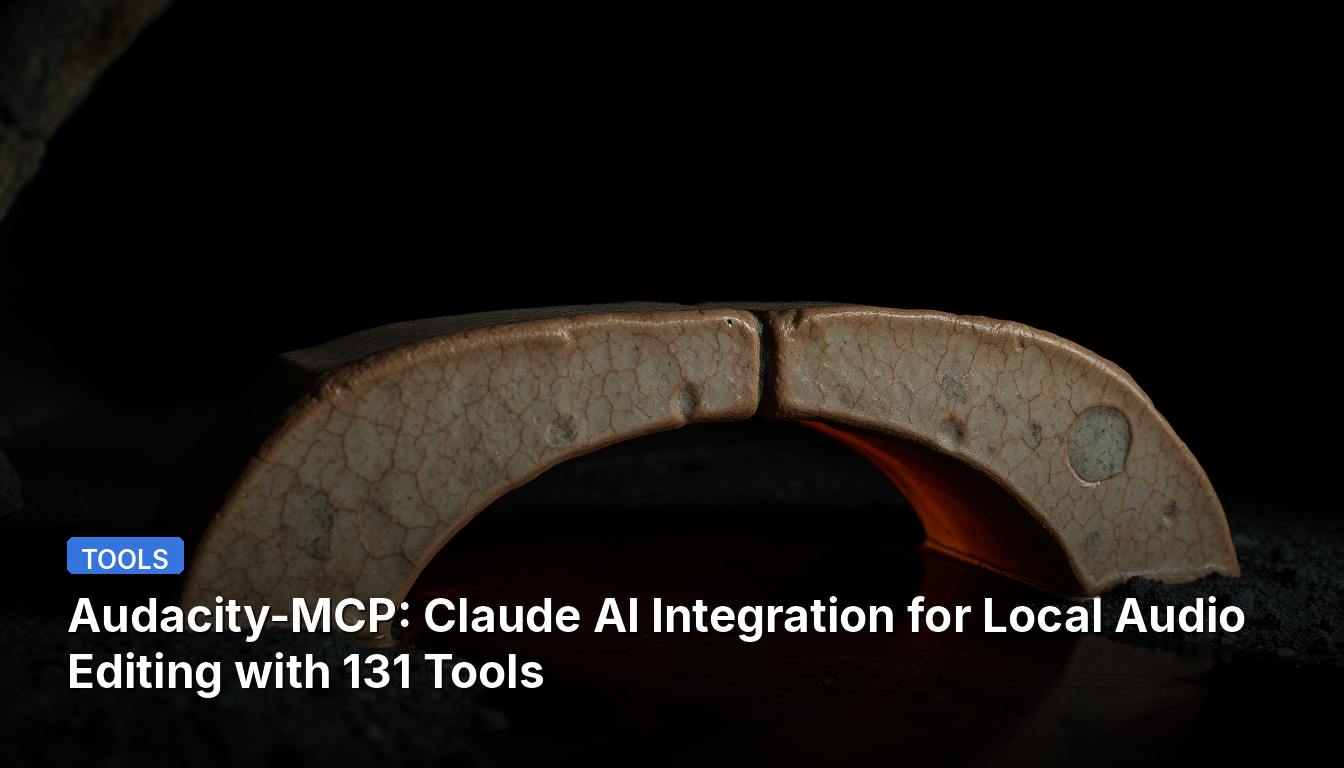 Audacity-MCP: Claude AI Integration for Local Audio Editing with 131 Tools