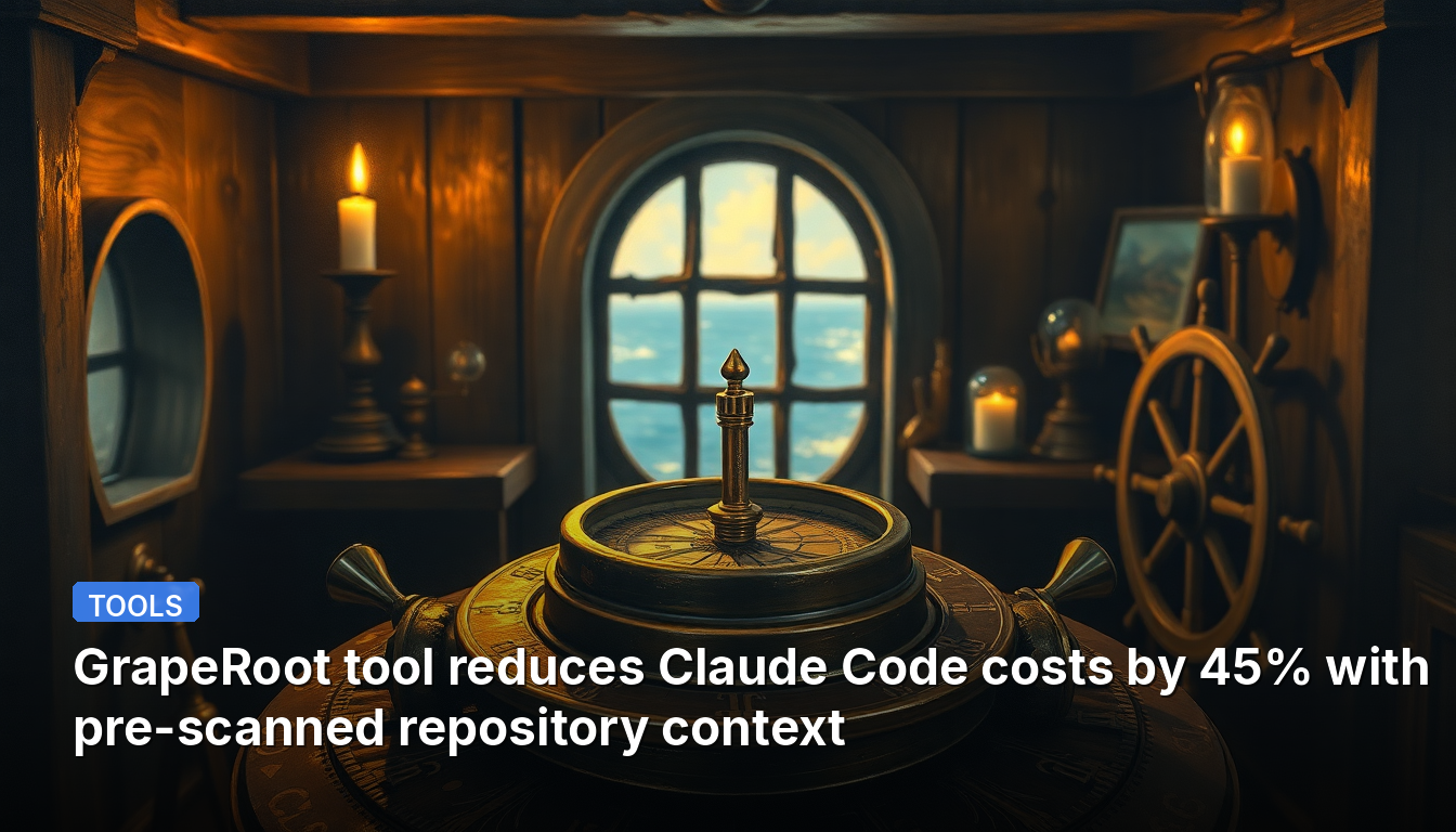 A ferramenta GrapeRoot reduz os custos do Claude Code em 45% com contexto de repositório pré-escaneado.