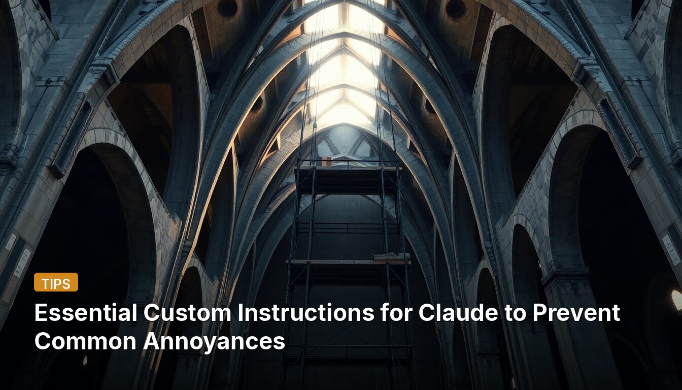 Essential Custom Instructions for Claude to Prevent Common Annoyances