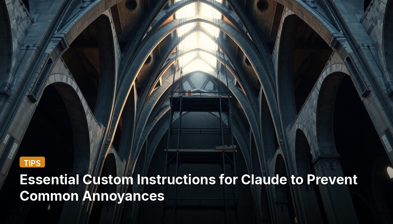 Claudeに共通の煩わしさを防ぐための必須カスタム指示