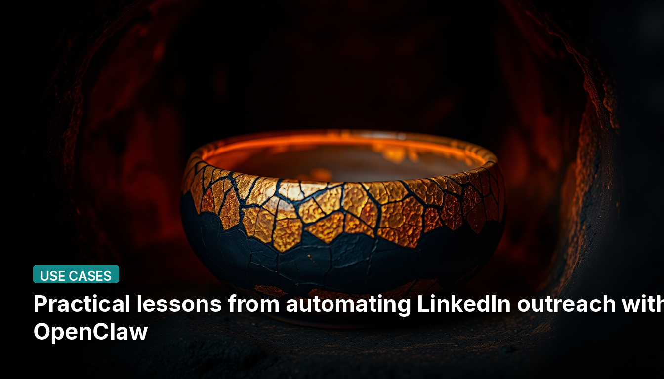 OpenClaw를 활용한 LinkedIn 접근 자동화의 실용적인 교훈