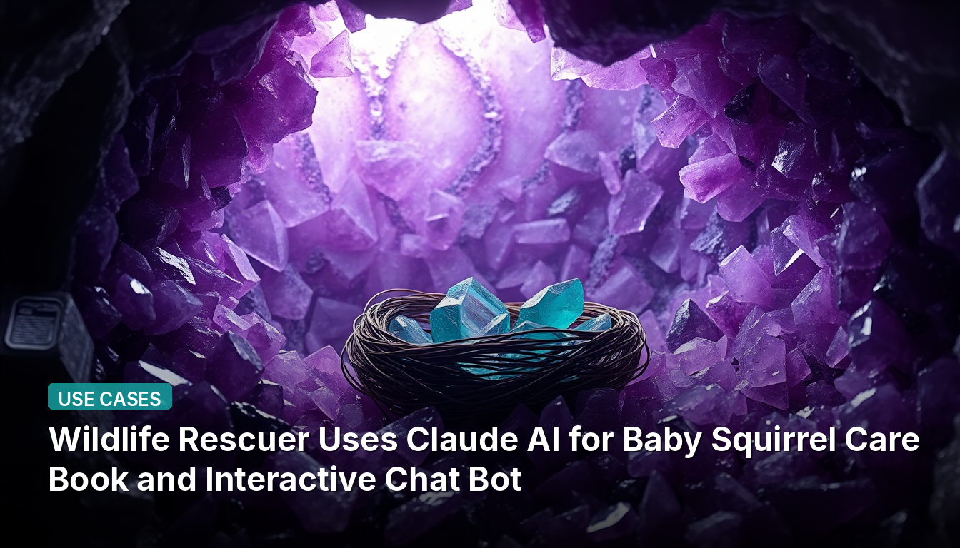 野生生物レスキュー隊員が、赤ちゃんリスケアのための本と対話型チャットボットにClaude AIを活用