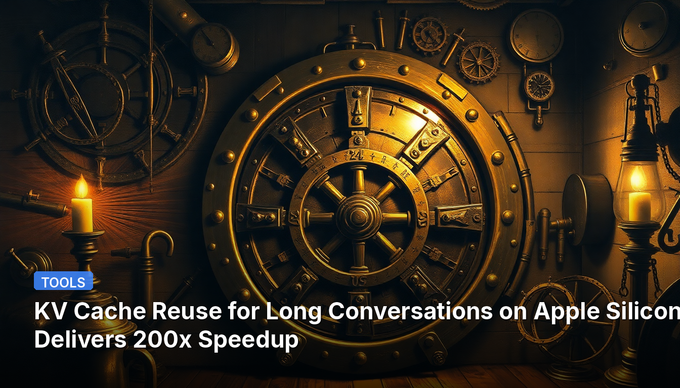 La réutilisation du cache KV pour les conversations longues sur Apple Silicon offre une accélération de 200x
