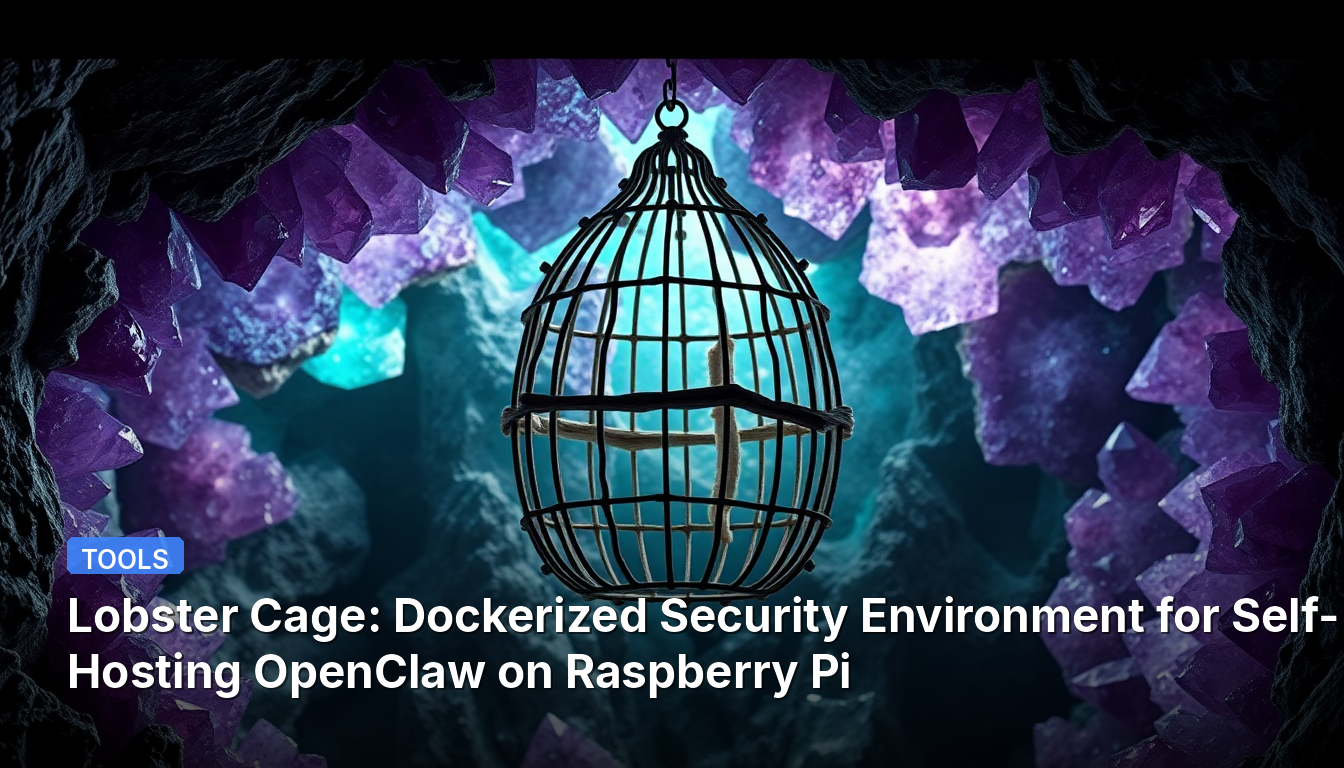 ロブスターケージ:Raspberry PiでOpenClawをセルフホスティングするためのDocker化セキュリティ環境