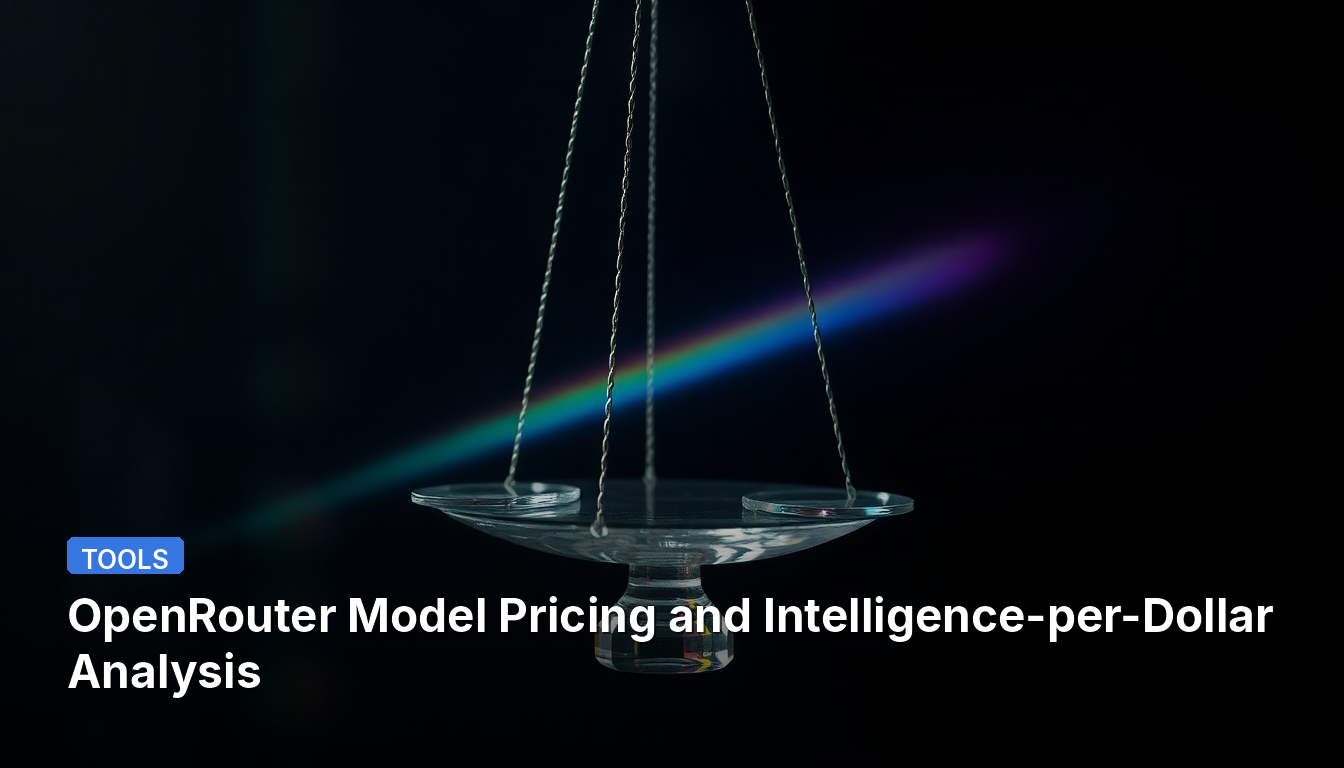 Preços do Modelo OpenRouter e Análise de Inteligência por Dólar
