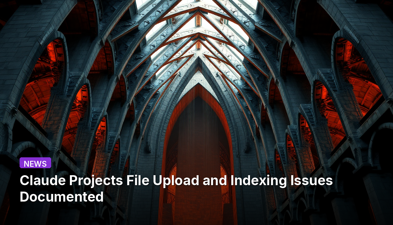 Problemas Documentados de Upload e Indexação de Arquivos do Claude Projects