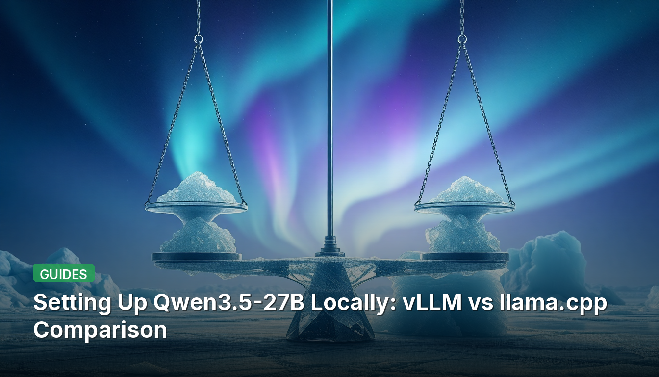 Qwen3.5-27Bのローカル環境構築:vLLMとllama.cppの比較