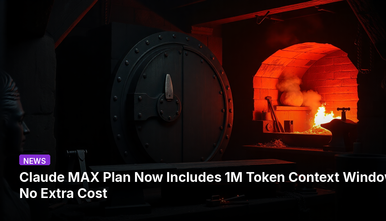 Claude MAXプランが追加料金なしで100万トークンのコンテキストウィンドウを提供開始