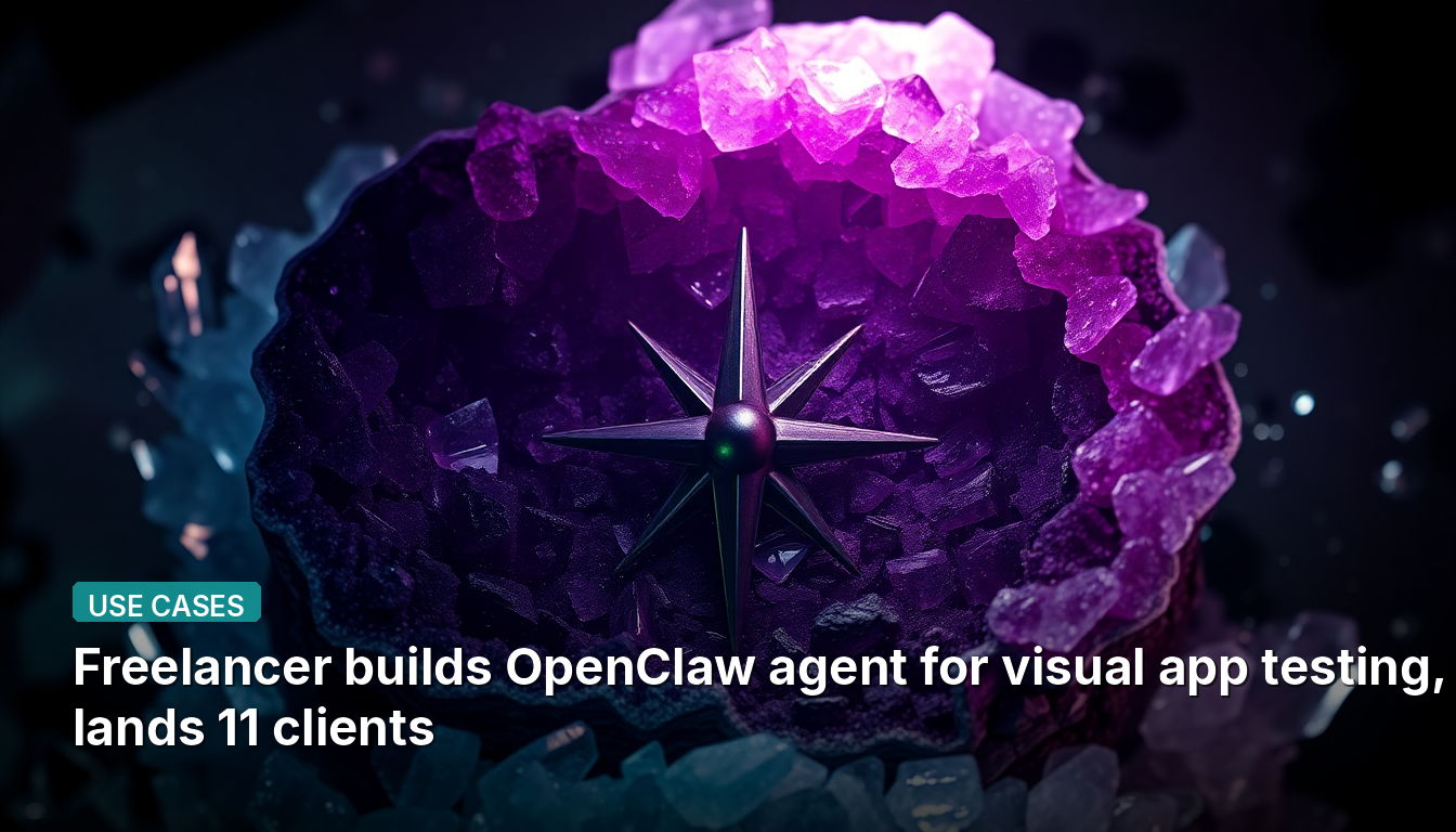 Freelancer builds OpenClaw agent for visual app testing, lands 11 clients