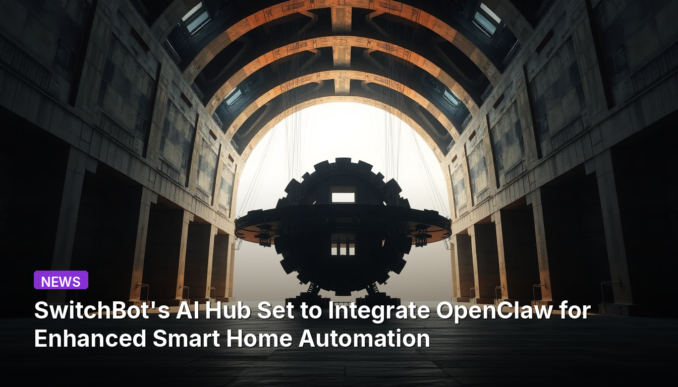 O Hub de IA da SwitchBot se prepara para integrar o OpenClaw para automação residencial inteligente aprimorada.