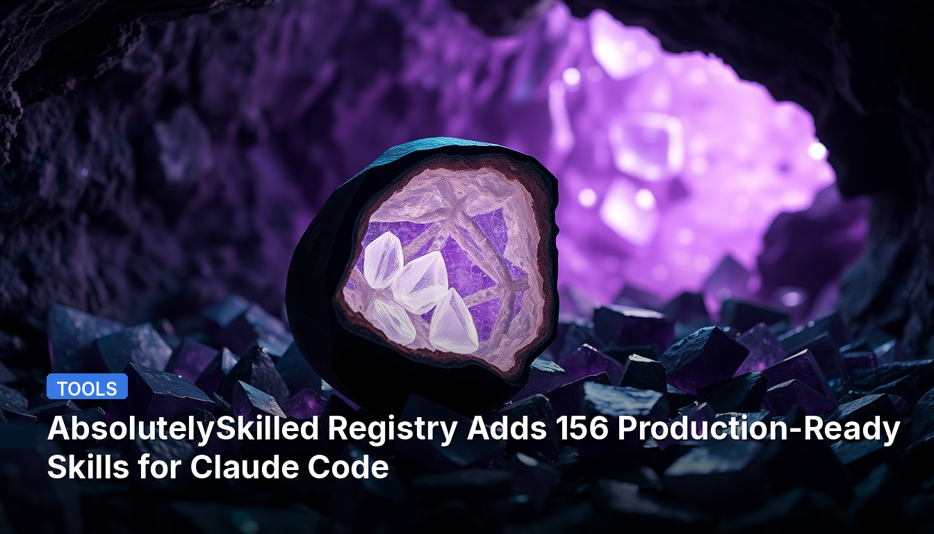 AbsolutelySkilled 레지스트리가 Claude Code용 156개의 프로덕션 준비 완료 스킬 추가