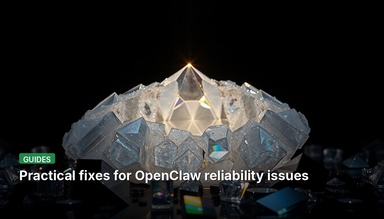 OpenClaw 신뢰성 문제에 대한 실용적인 해결 방법