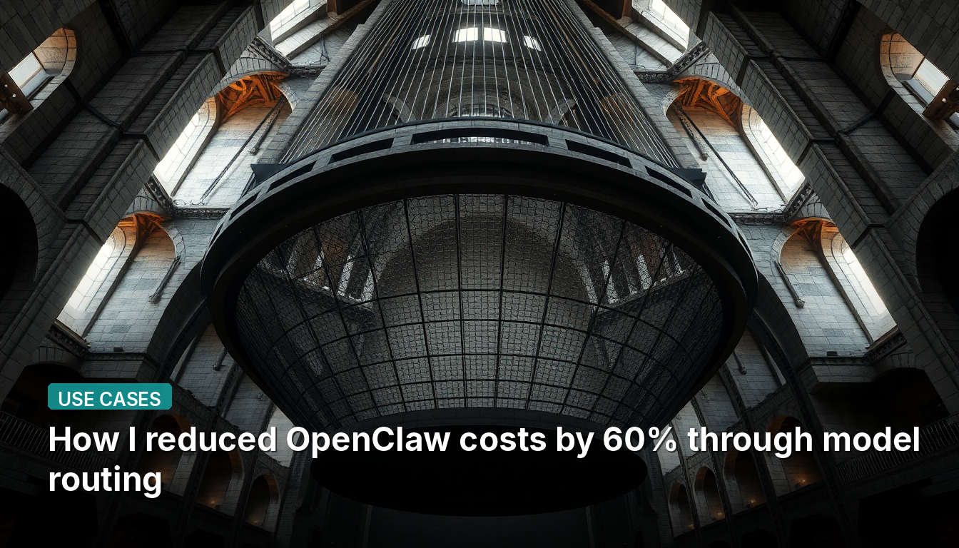 Wie ich die Kosten für OpenClaw durch Modell-Routing um 60 % gesenkt habe