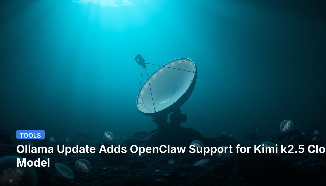 Ollama Update Adds OpenClaw Support for Kimi k2.5 Cloud Model