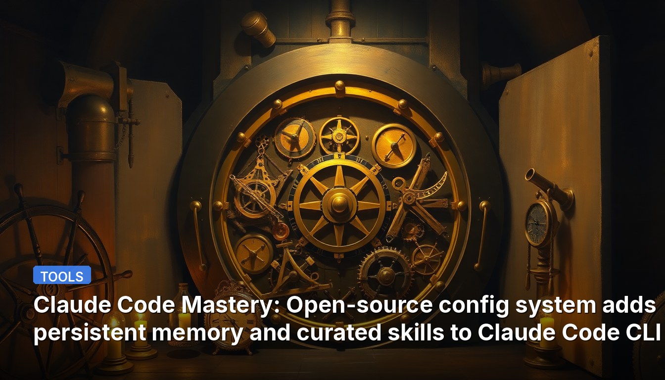 Claude Code Mastery:オープンソースの設定システムがClaude Code CLIに永続メモリと厳選されたスキルを追加