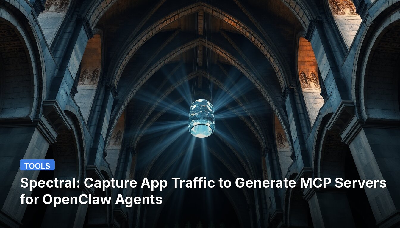 スペクトラル：OpenClawエージェント向けMCPサーバー生成のためのアプリトラフィックキャプチャ