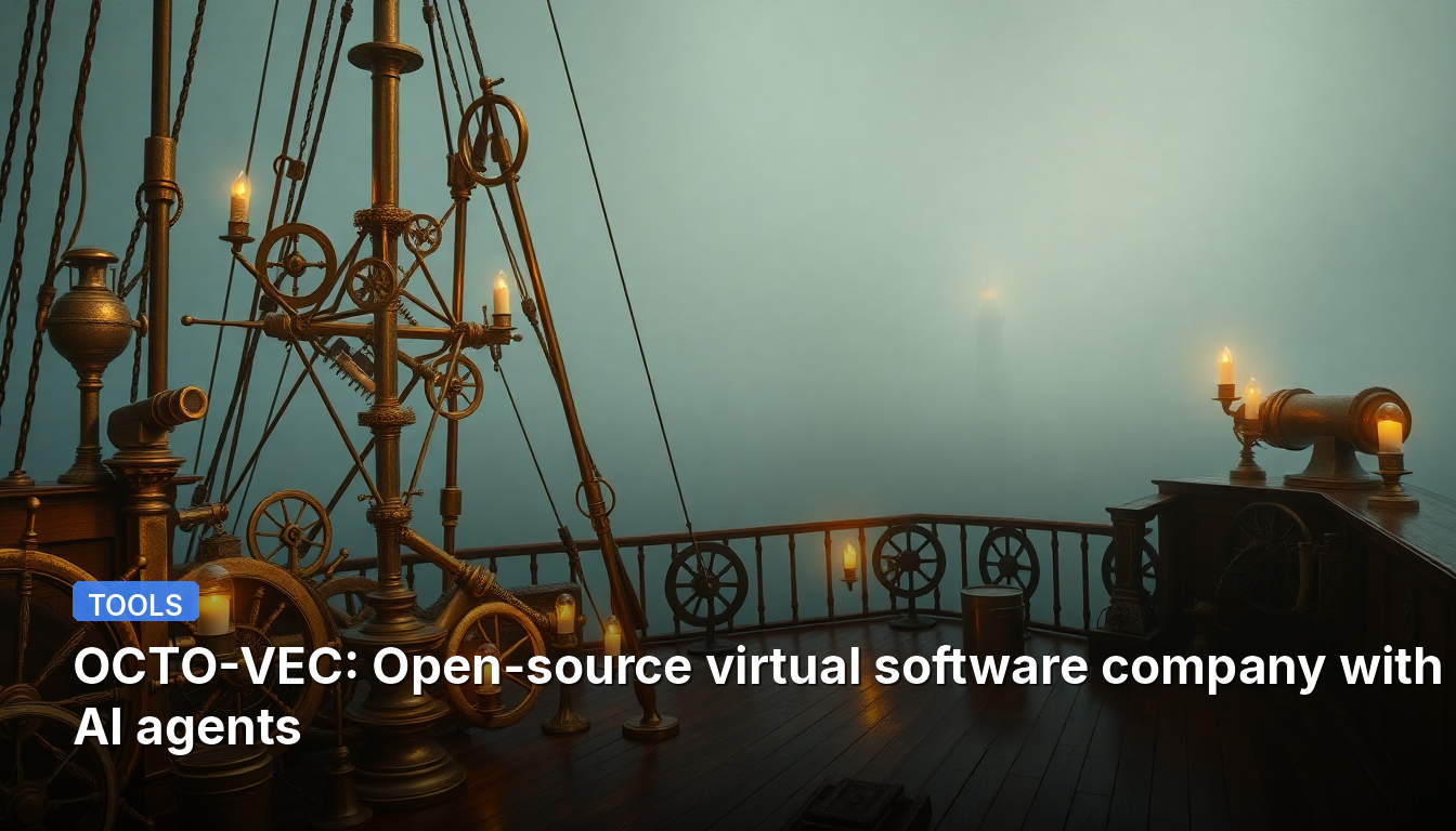 OCTO-VEC : Entreprise logicielle virtuelle open-source avec 24 agents IA