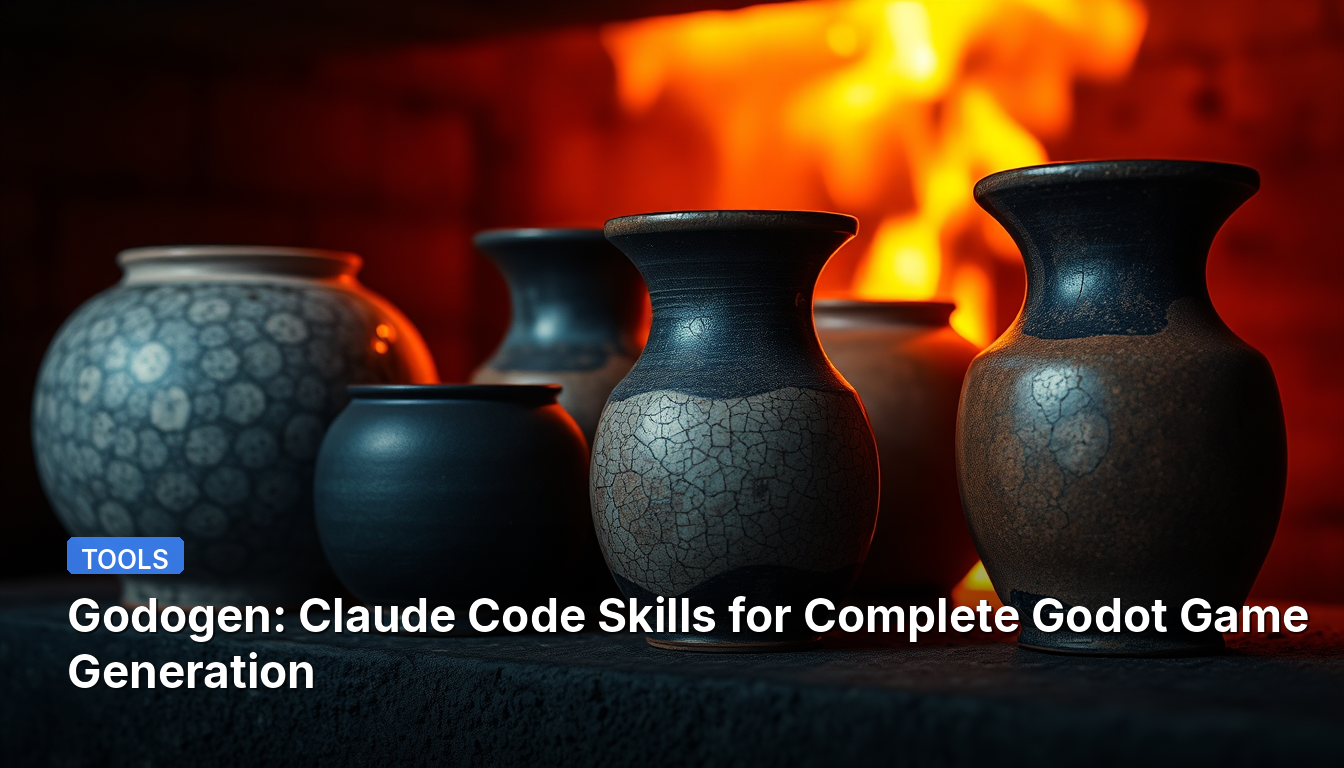 Godogen : Compétences de Code Claude pour la Génération Complète de Jeux Godot