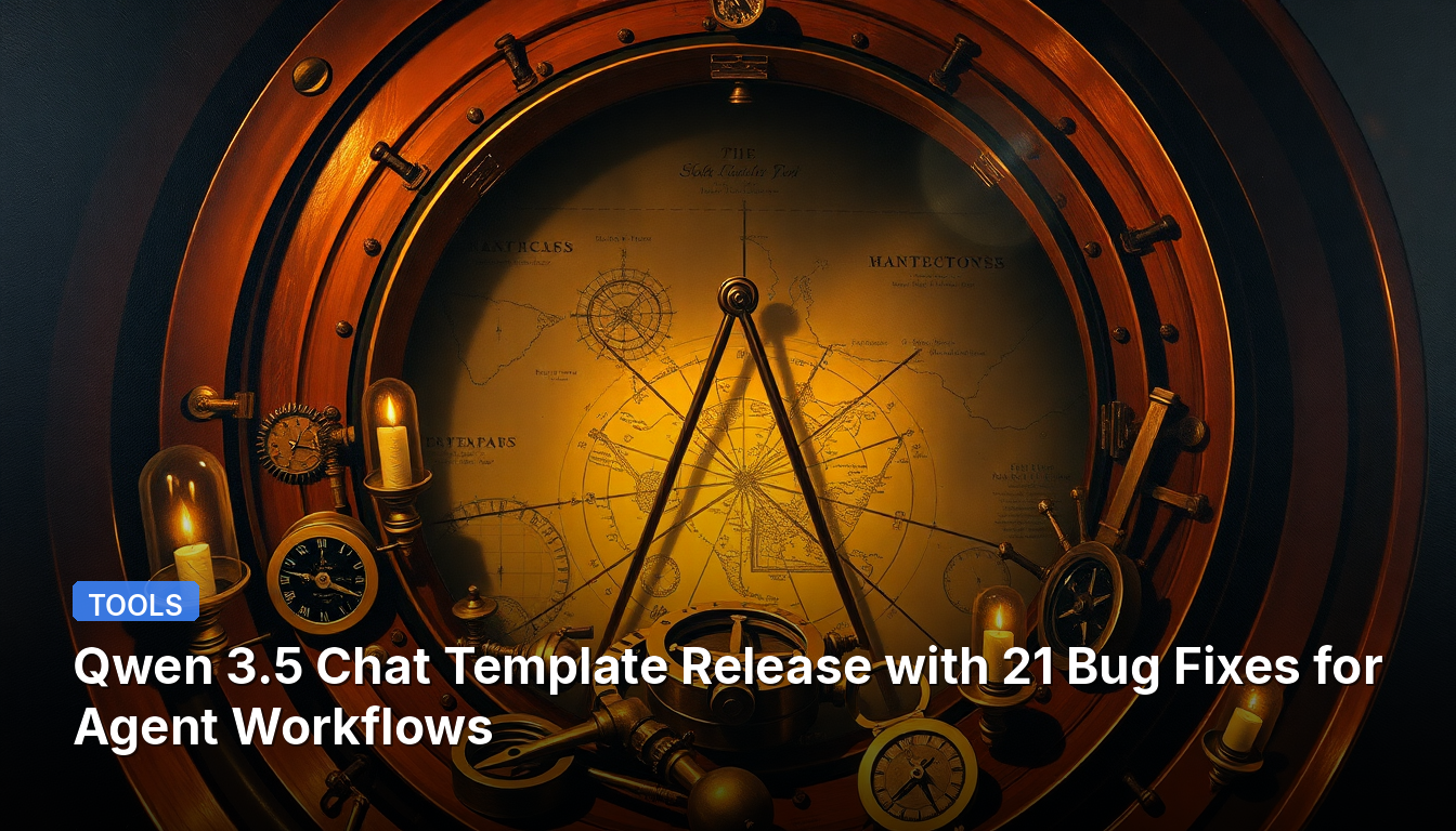Modèle de Chat Qwen 3.5 Publié avec 21 Corrections de Bugs pour les Flux de Travail d'Agent