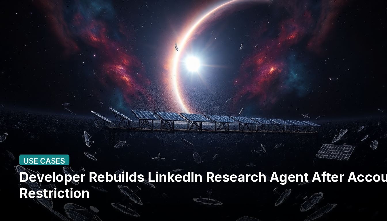 開発者、アカウント制限後にLinkedIn調査エージェントを再構築