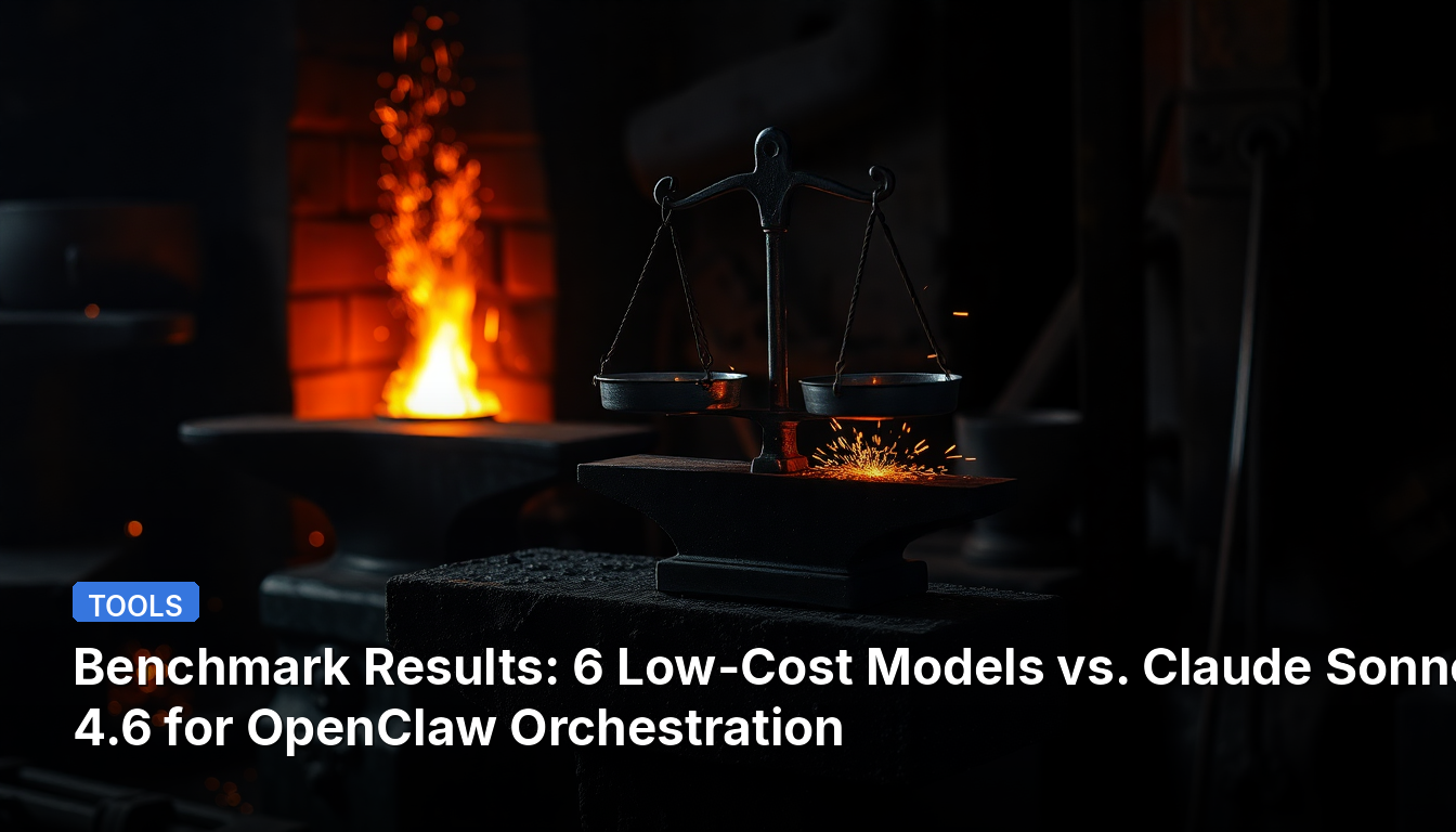 Résultats de référence : 6 modèles économiques contre Claude Sonnet 4.6 pour l'orchestration OpenClaw