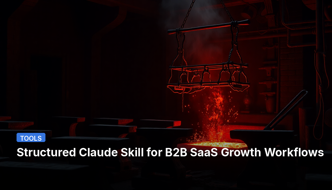 構造化されたClaudeスキルによるB2B SaaS成長ワークフロー