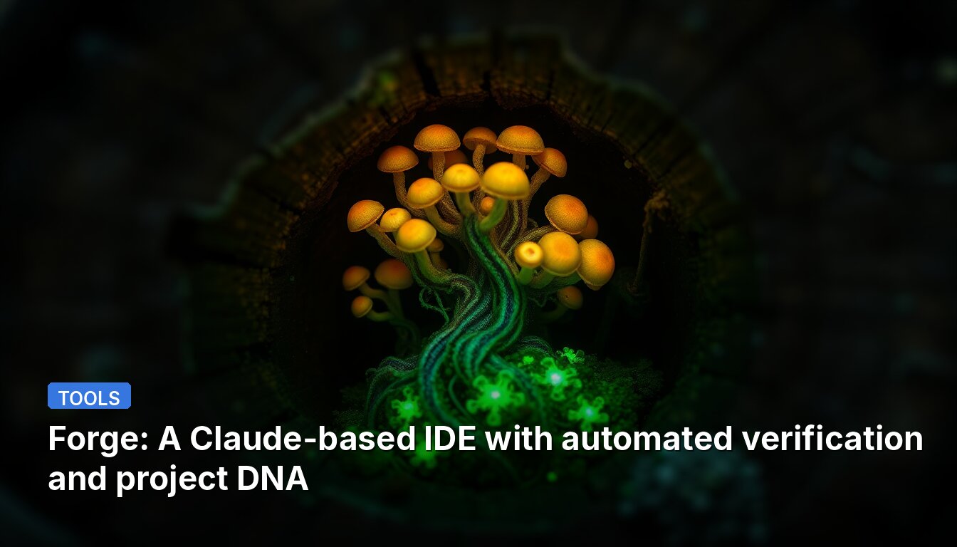 Forge: 자동화된 검증과 프로젝트 DNA를 갖춘 Claude 기반 IDE