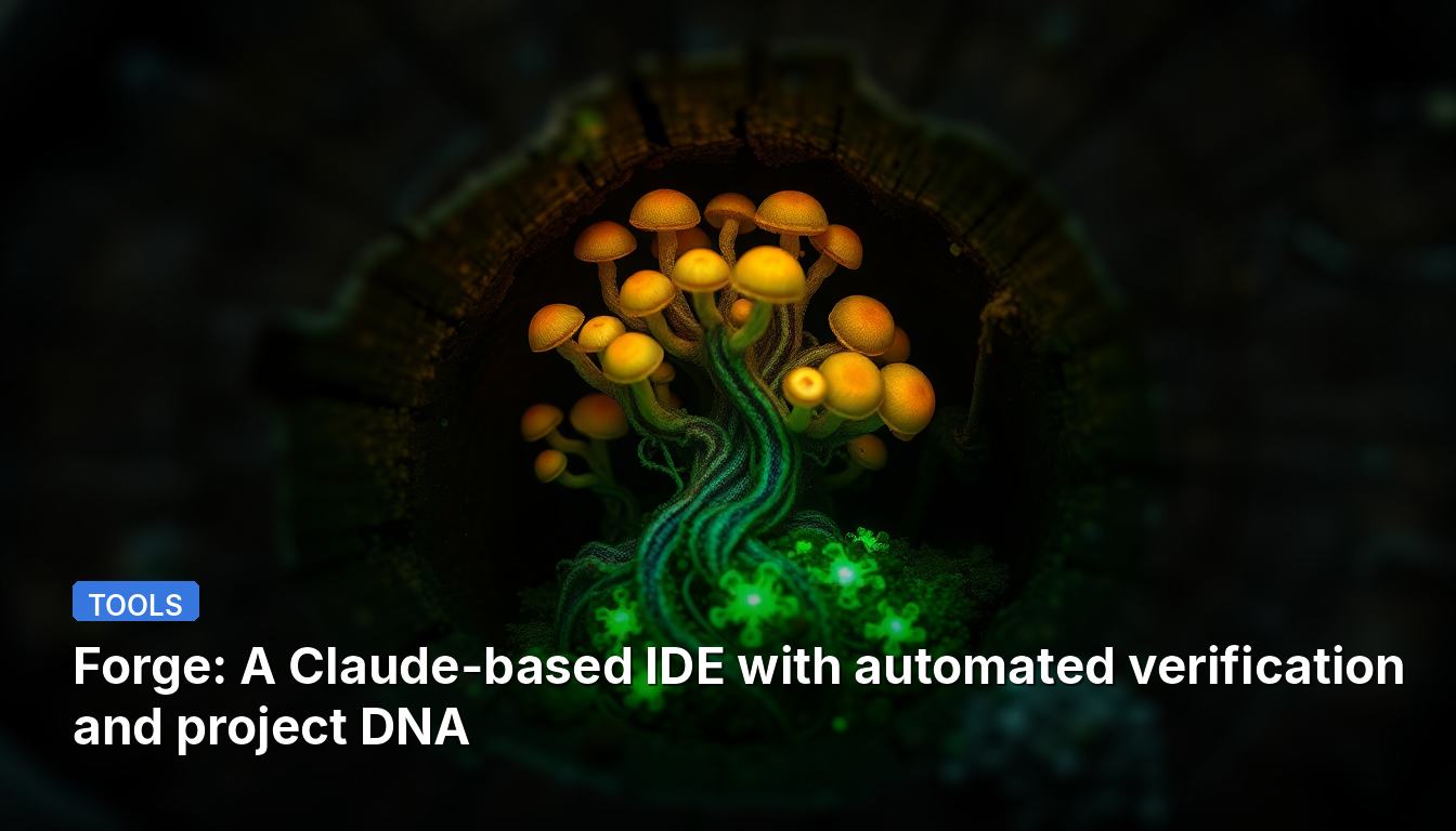 Forge: A Claude-based IDE with automated verification and project DNA