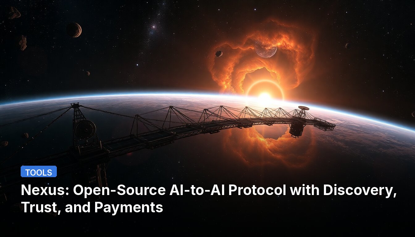 ネクサス：発見、信頼、決済を備えたオープンソースAI間プロトコル