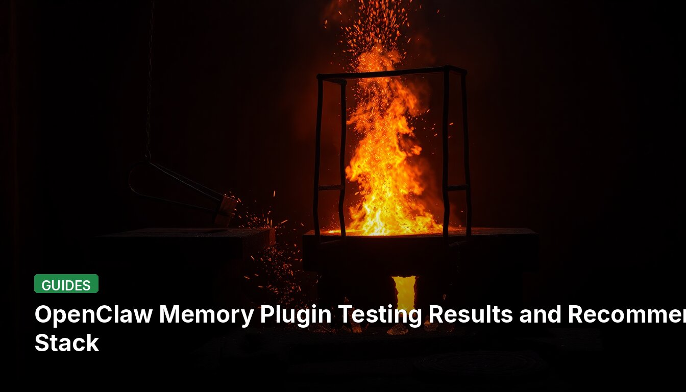 Resultados de Pruebas del Plugin de Memoria OpenClaw y Pila Recomendada