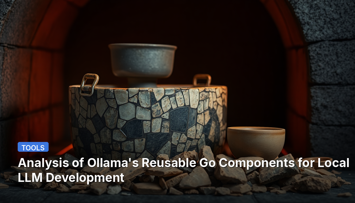 OllamaのローカルLLM開発における再利用可能なGoコンポーネントの分析
