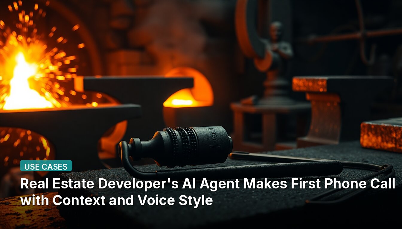 Real Estate Developer's AI Agent Makes First Phone Call with Context and Voice Style