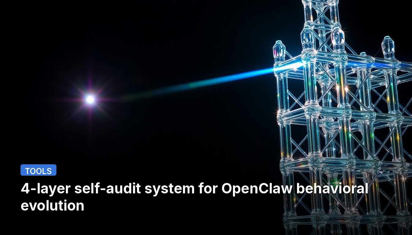 OpenClaw行動進化のための4層自己監査システム