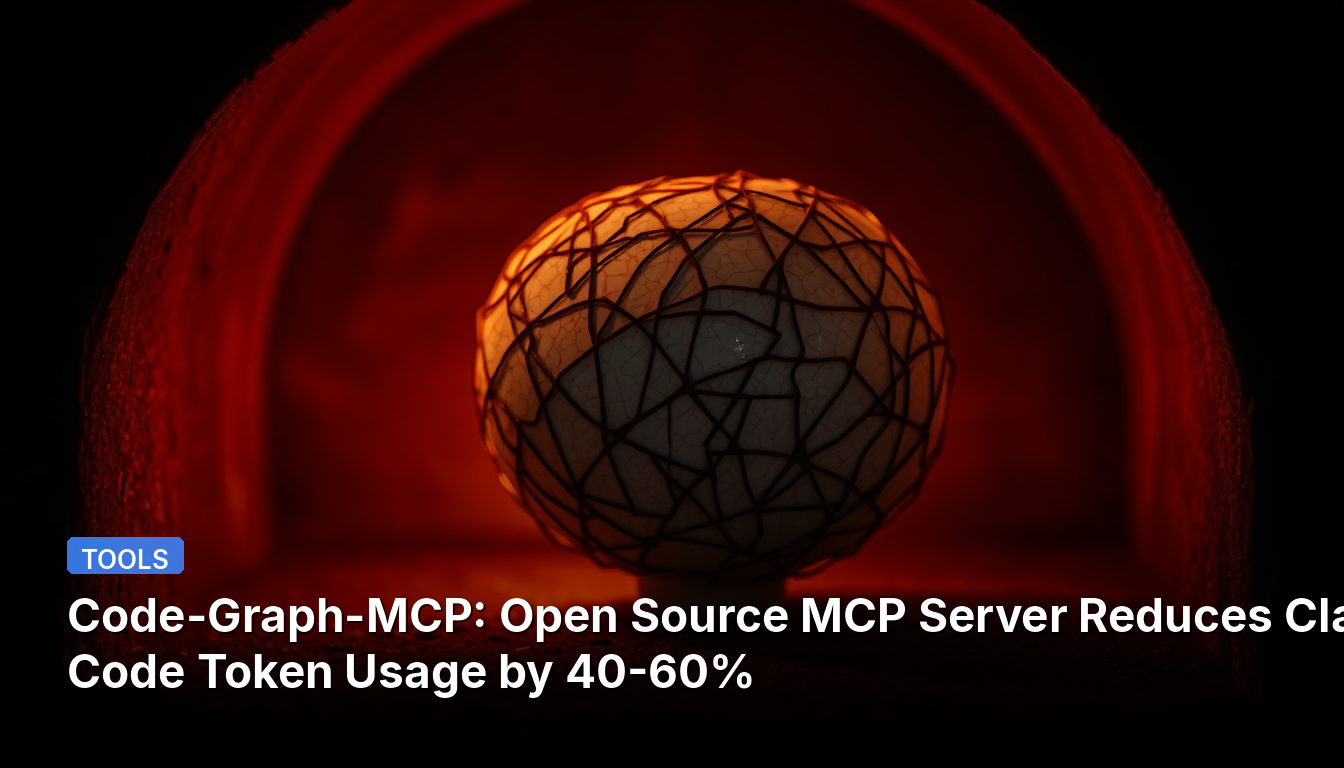 Code-Graph-MCP : Le serveur MCP open source réduit l'utilisation de tokens de code par Claude de 40 à 60 %
