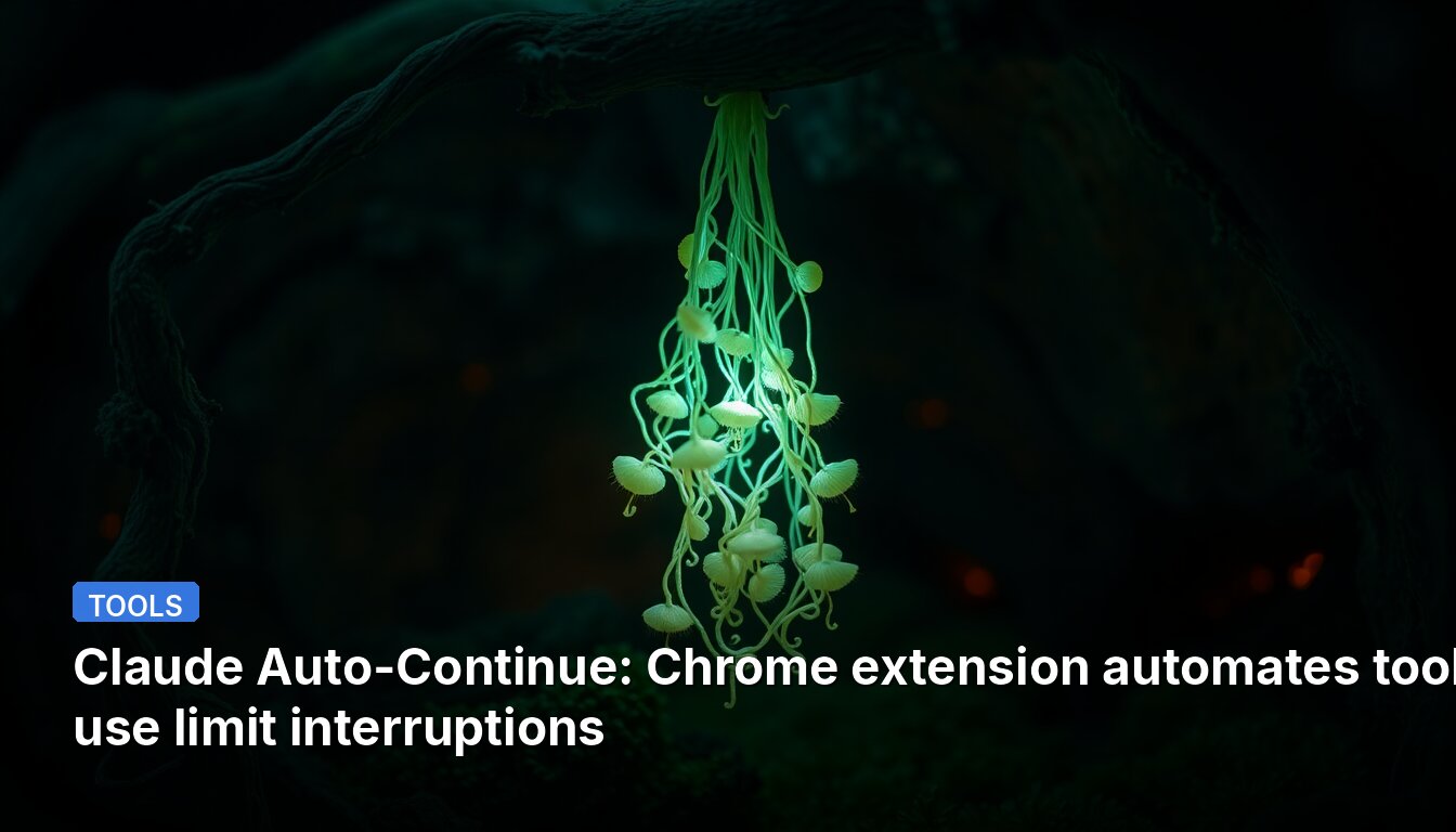 Claude Auto-Continue: La extensión de Chrome automatiza las interrupciones por límite de uso de herramientas