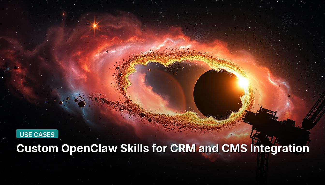 CRMおよびCMS統合のためのカスタムOpenClawスキル