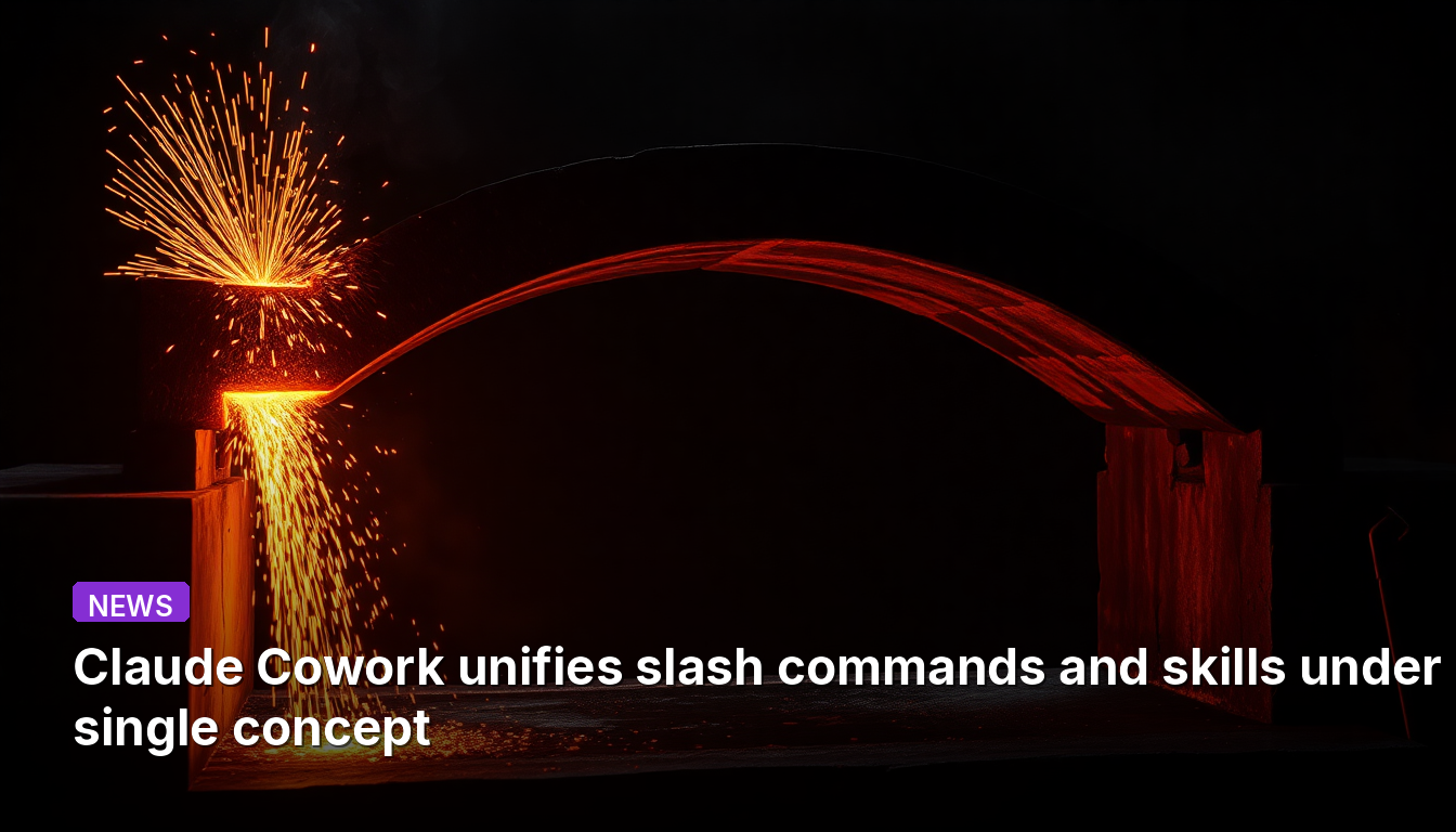 Claude Cowork unifie les commandes slash et les compétences sous un concept unique.