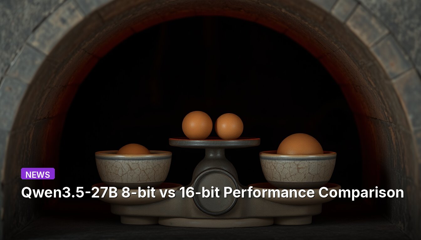 Qwen3.5-27B : Comparaison des performances en 8 bits et 16 bits