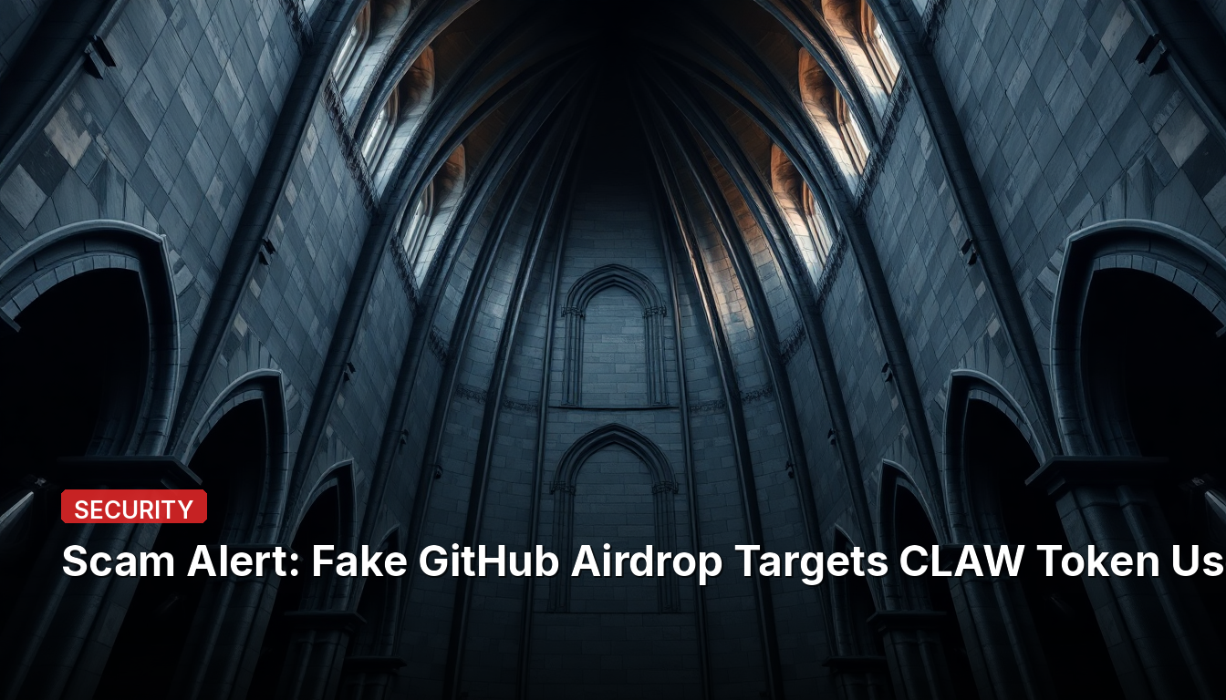 Alerte Arnaque : Un faux Airdrop GitHub cible les utilisateurs du jeton CLAW